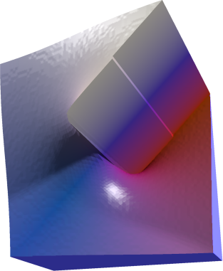 img2mesh rendering of source conic gradient